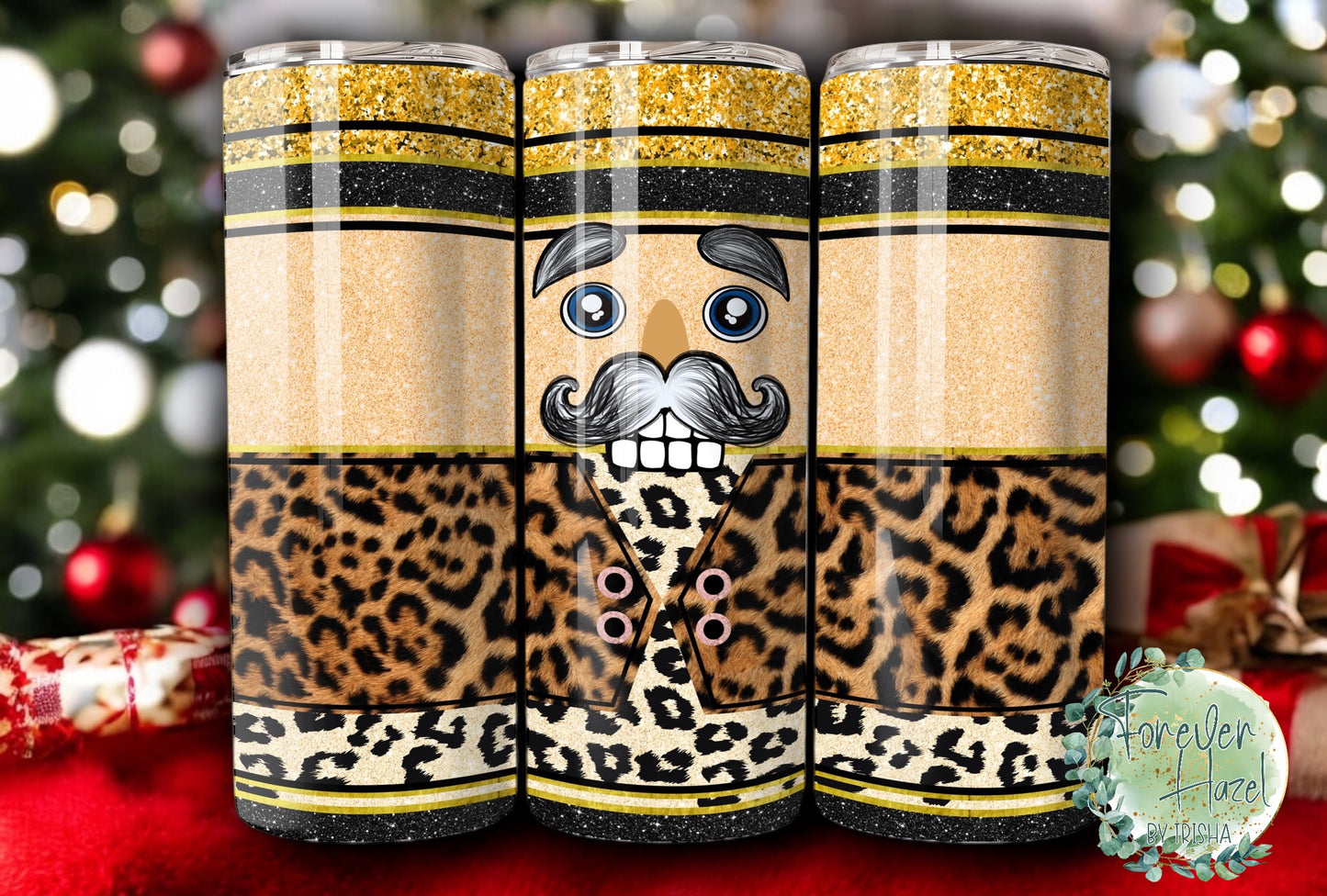 Cheetah Print Nutcracker Tumbler