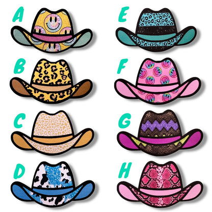 Glow In The Dark Cowboy Alien Freshie