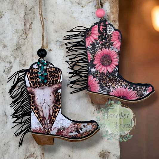 Cowgirl Boot Freshies: Western Aroma Bead Air Freshener