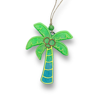 Neon Summer Collection Freshies | Palm Tree Freshie | Flip Flops Freshie | Sunrise Sunburn Sunset Repeat Freshie | Hibiscus Flower Freshie