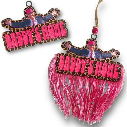 Pink Cheetah Trump Daddy's Home Freshie