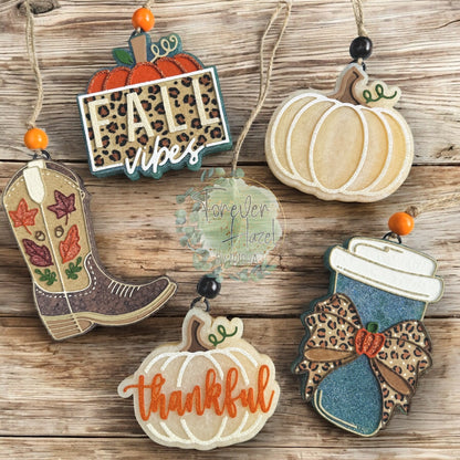 Autumn Pumpkin Freshies: Fall Aroma Bead Air Freshener