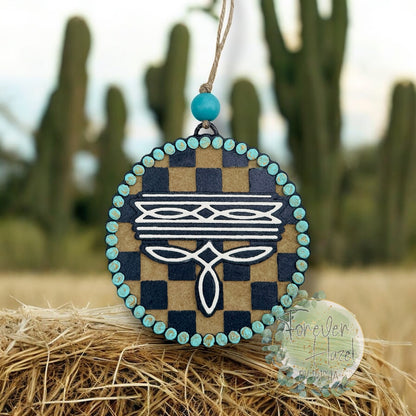 Western Cowgirl Freshie | Southern Mom Freshie | Checkered Cow with Bow Freshie | Horseshoe with Spade Freshie