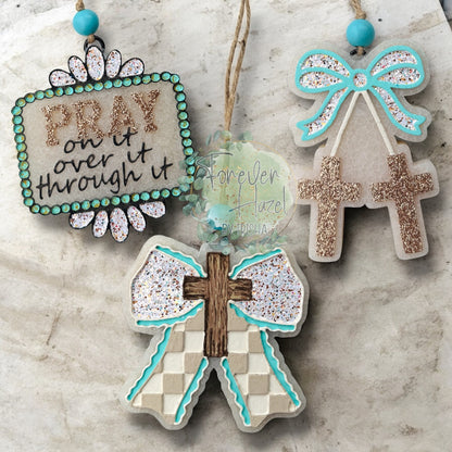 Cross Freshies: Religious Aroma Bead Air Fresheners