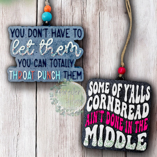 Sassy Freshie: Funny Snarky Aroma Bead Air Fresheners