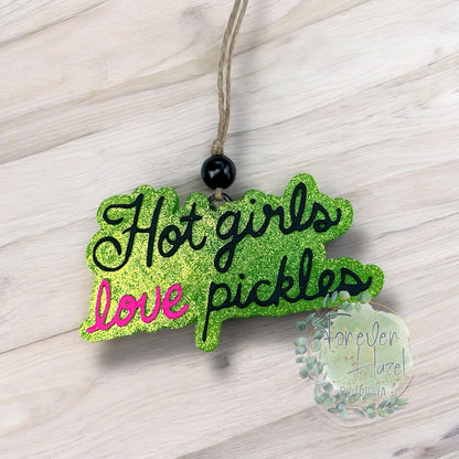 Hot Girls Love Pickles Freshies: Food Aroma Bead Air Freshener