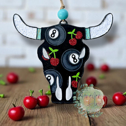 Eight Balls and Cherries Freshies: Punchy Western Aroma Bead Air Fresheners