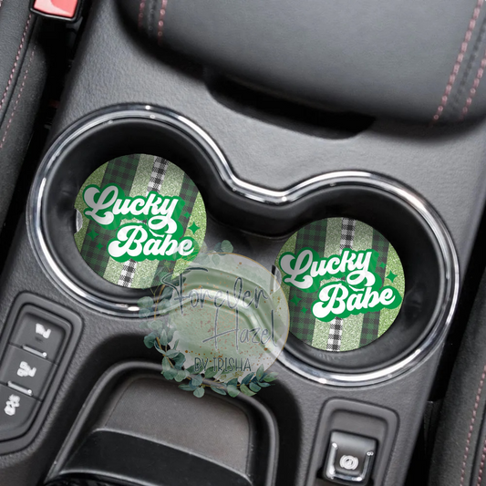 Lucky Babe Car Coaster Set