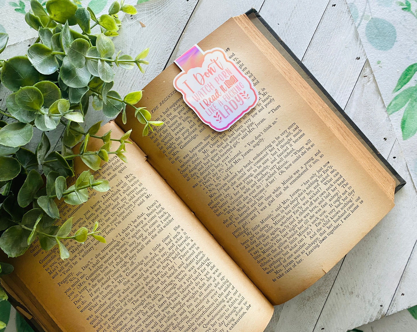 I Don't Watch Porn, I Read It Magnetic Bookmark