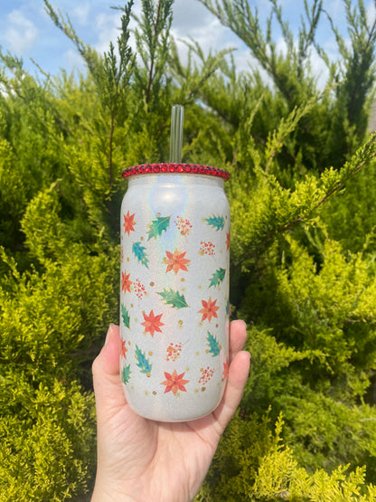 Dear Santa, I Regret Nothing 16oz Glass Can
