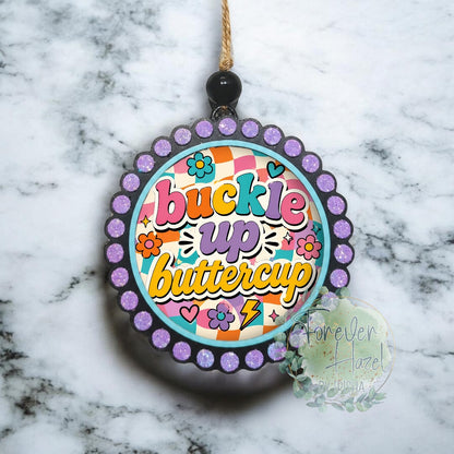 Buckle Up Buttercup Freshie: Aroma Bead Air Freshener