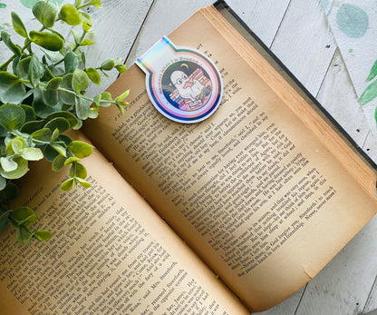Happiest When I'm Reading Ghost Magnetic Bookmark