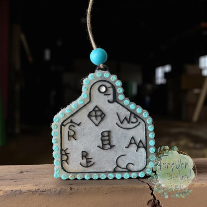 Cattle Branding Freshies: Western Aroma Bead Air Freshener