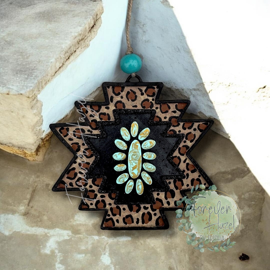 Distressed Western Car Freshies: Aroma Bead Air Freshener