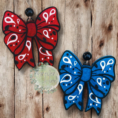 Bandana Bow Freshie: Western Aroma Bead Air Freshener