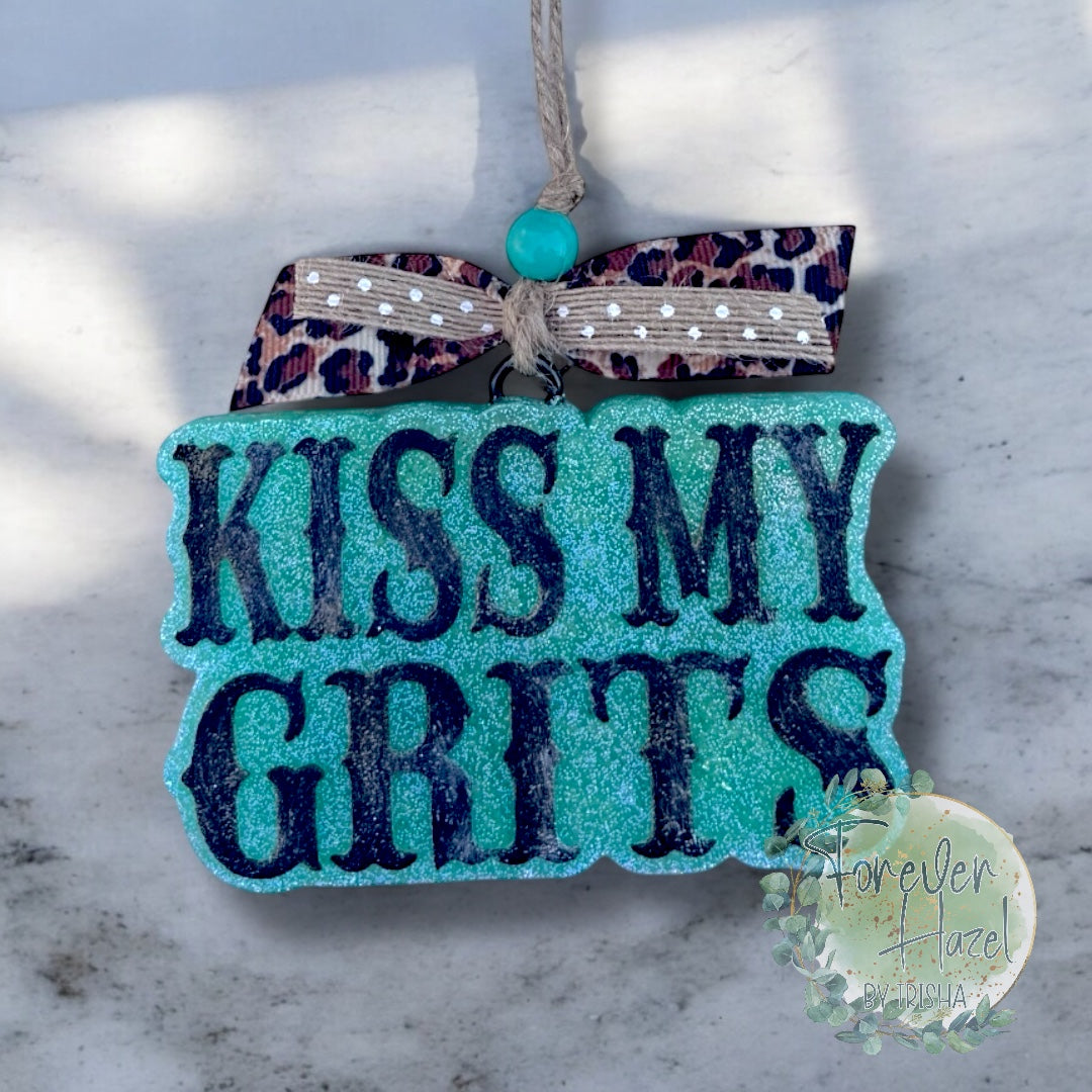 Turquoise Southern Freshie: Western Cowgirl Aroma Bead Air Fresheners