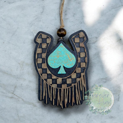 Western Cowgirl Freshie | Southern Mom Freshie | Checkered Cow with Bow Freshie | Horseshoe with Spade Freshie