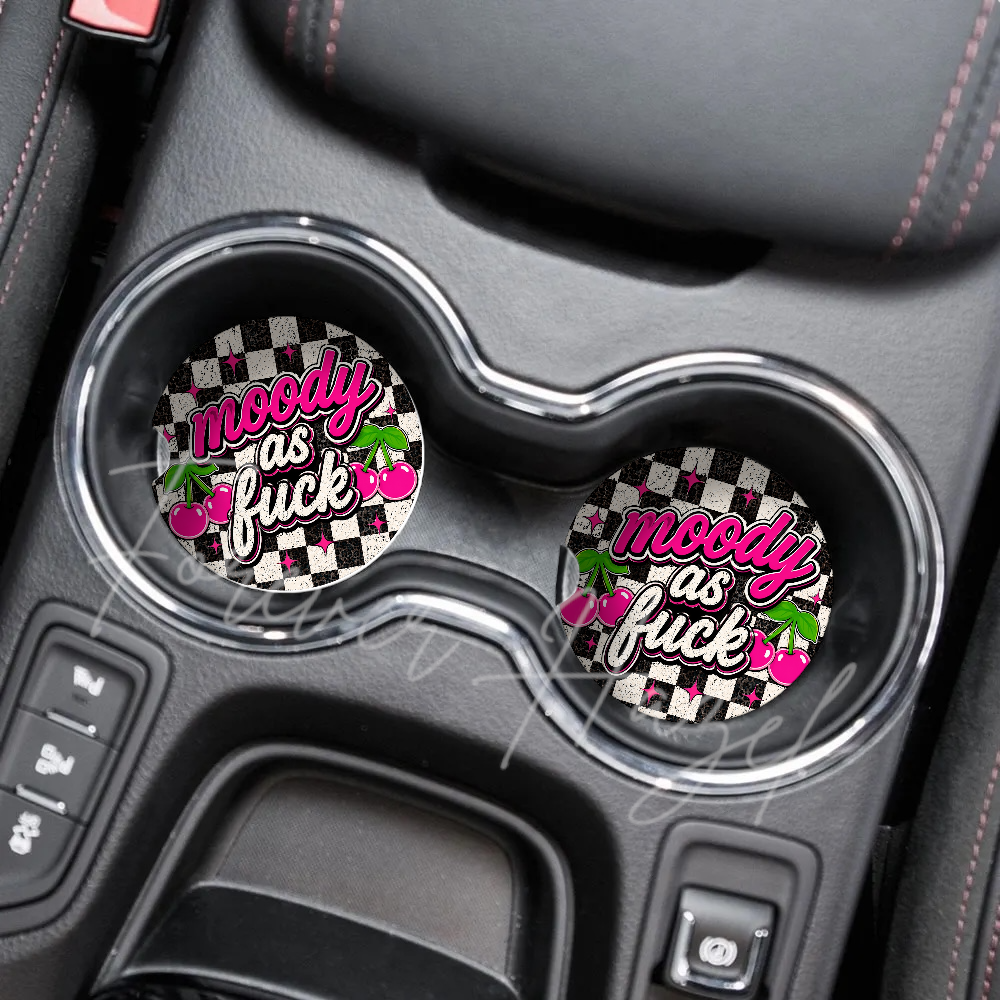Moody AF Cherries Coaster Set