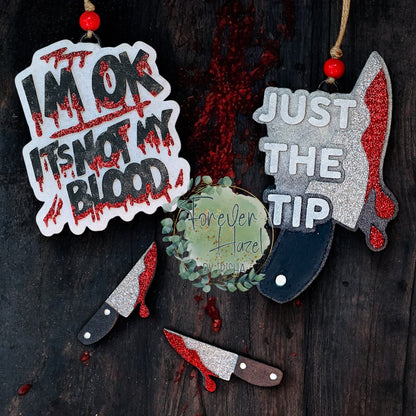 Bloody Crime Freshie | Horror Aroma Bead Air Freshener