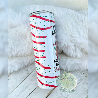 I Would Do Some Sketchy Stuff For A Christmas Tree Cake Tumbler
