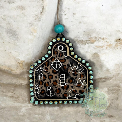 Distressed Western Car Freshies: Aroma Bead Air Freshener