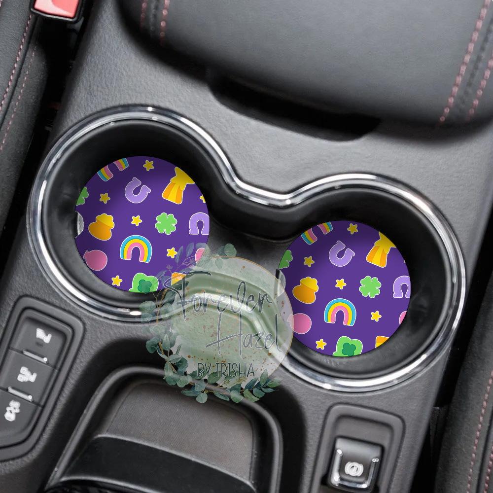 Lucky Charms Car Coaster Set