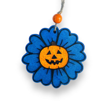 Flower Pumpkin Freshie | Spooky Aroma Bead Air Freshener