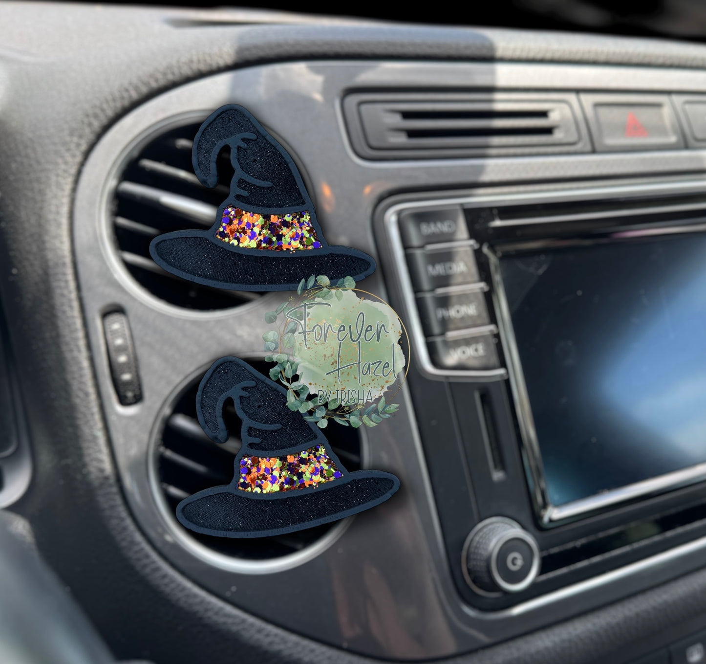 Witchy Highland Cow Freshie: Spooky Aroma Bead Air Freshener