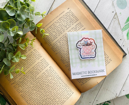 Books Are My Therapy Magnetic Bookmark
