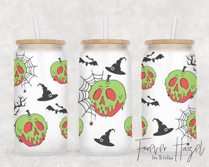 Poison Apple 16oz Frosted Glass Can