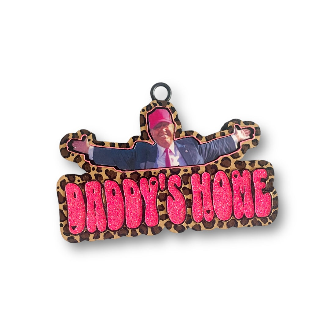 Pink Cheetah Trump Daddy's Home Freshie