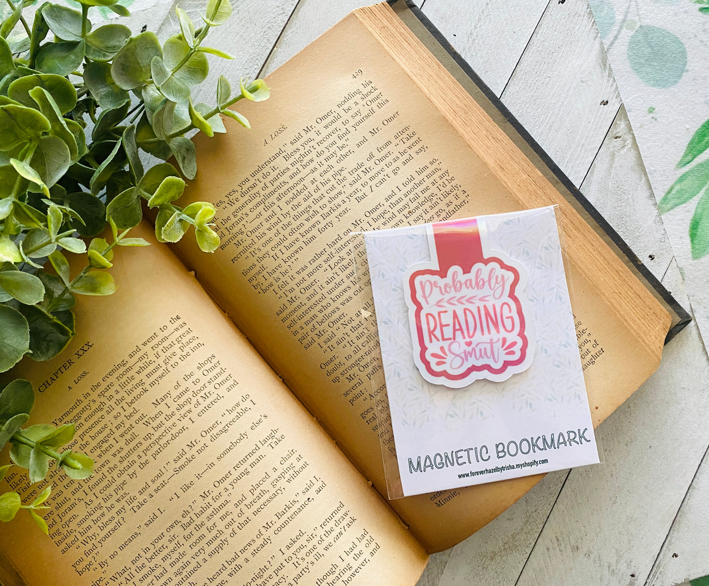 Probably Reading Smut Magnetic Bookmark