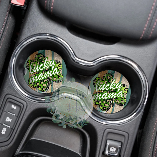 Lucky Mama Car Coaster Set