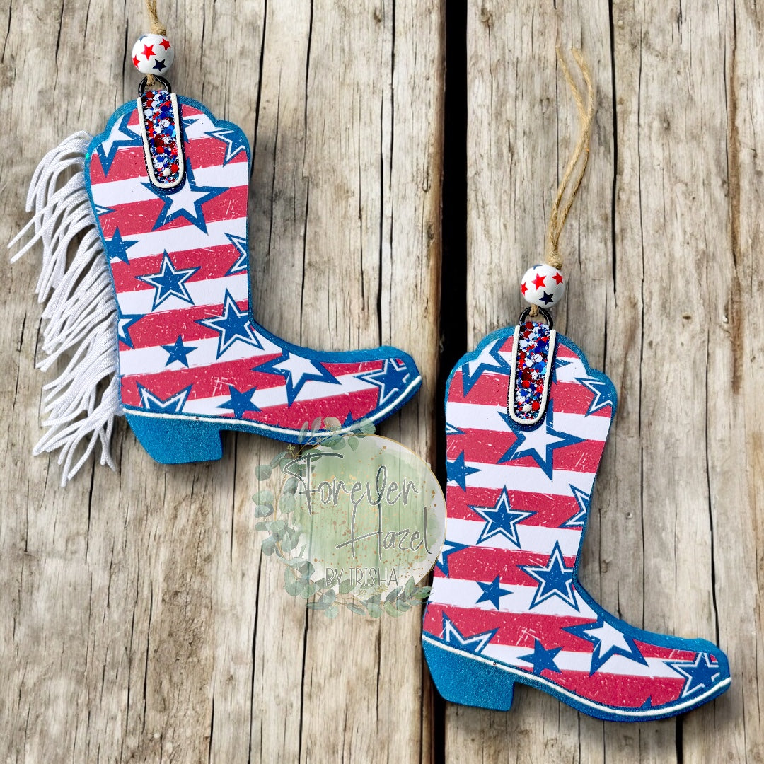 Patriotic Freshies | Patriotic Cheetah Cherries Freshie | Patriotic Sunflower Freshie| Patriotic Boot Freshie | Patriotic Gnome  Freshie | Boom Boom Boom Freshie
