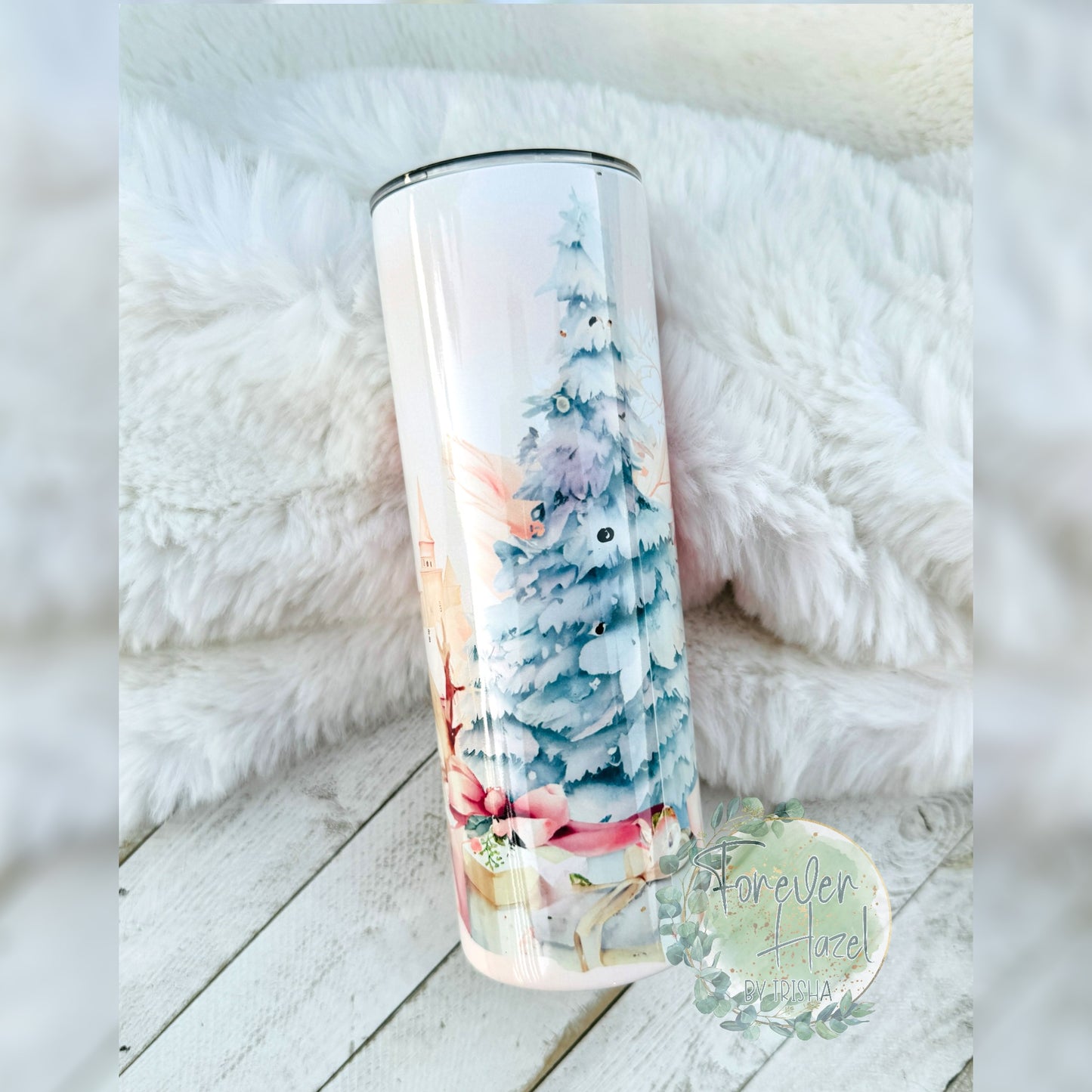 Snowman Winter Scene Tumbler