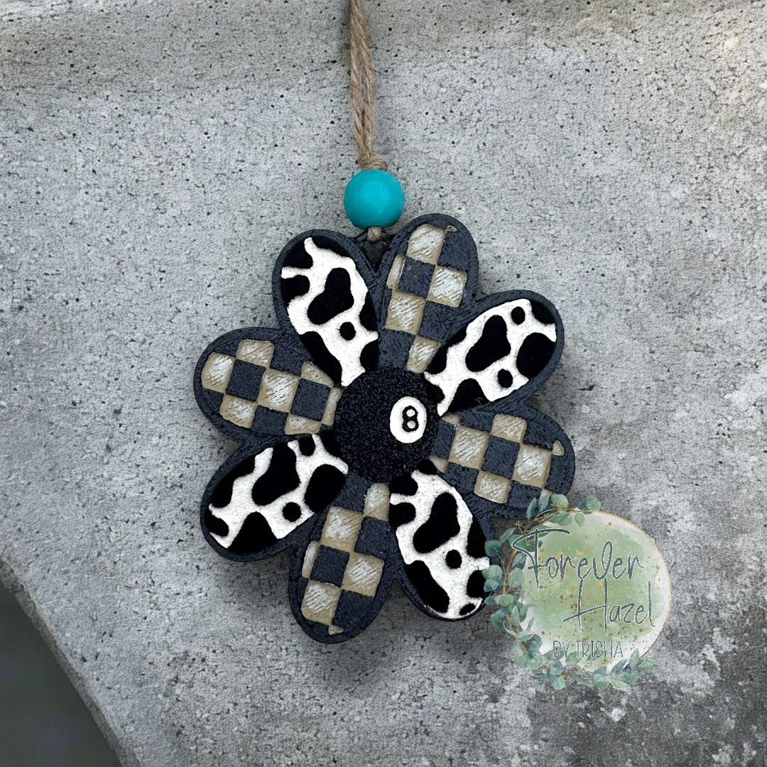 Western Cowgirl Freshie | Southern Mom Freshie | Checkered Cow with Bow Freshie | Horseshoe with Spade Freshie