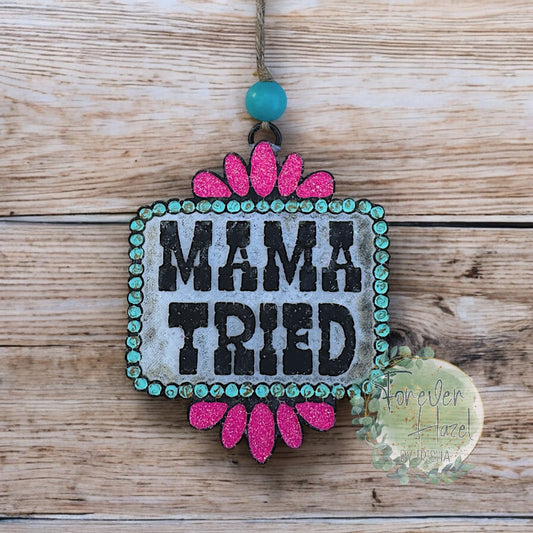 Distressed Mama Tried Freshie: Western Aroma Bead Air Freshener
