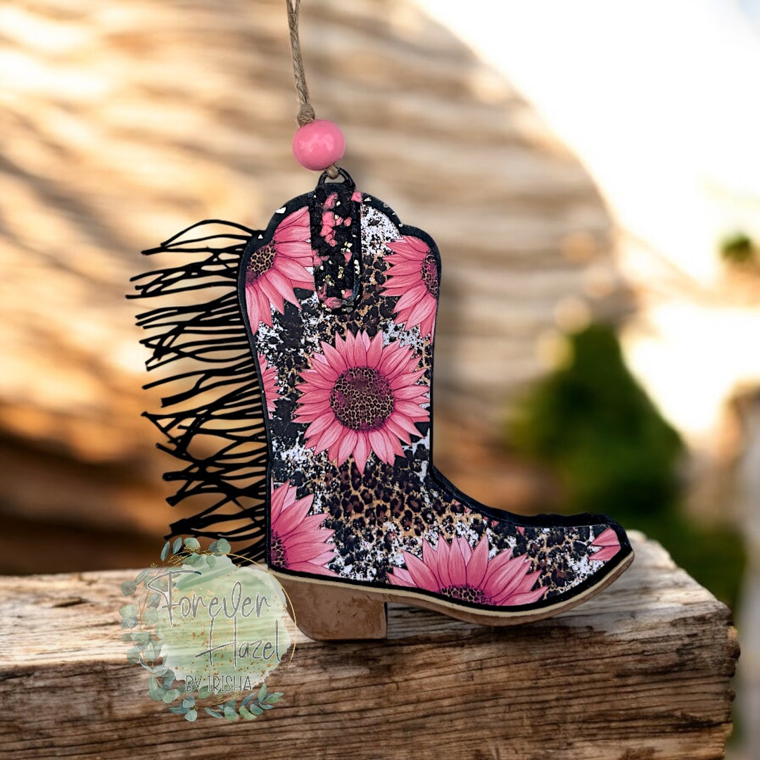 Cowgirl Boot Freshies: Western Aroma Bead Air Freshener