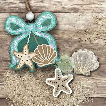 Beachy Shells Freshie: Summer Aroma Bead Air Fresheners