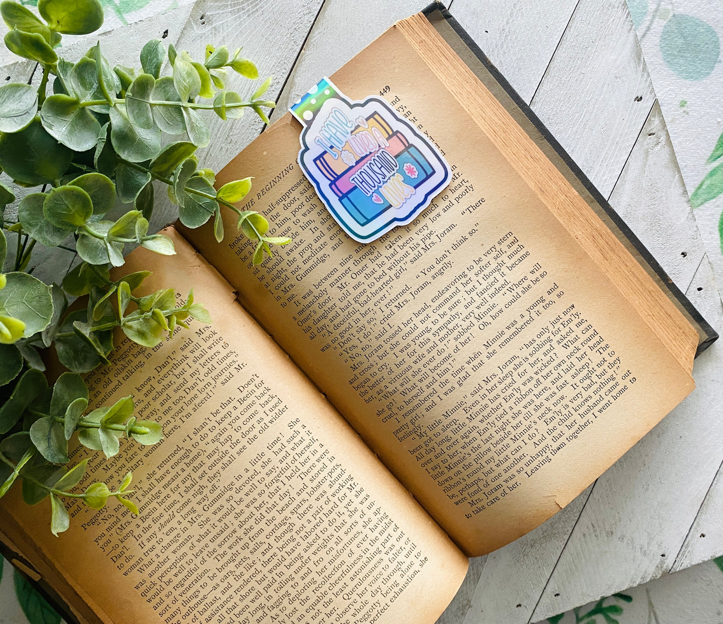 I Have Lived A Thousand Lives Magnetic Bookmark