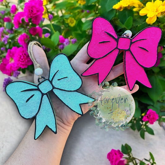 Felt Look Coquette Bow Freshi