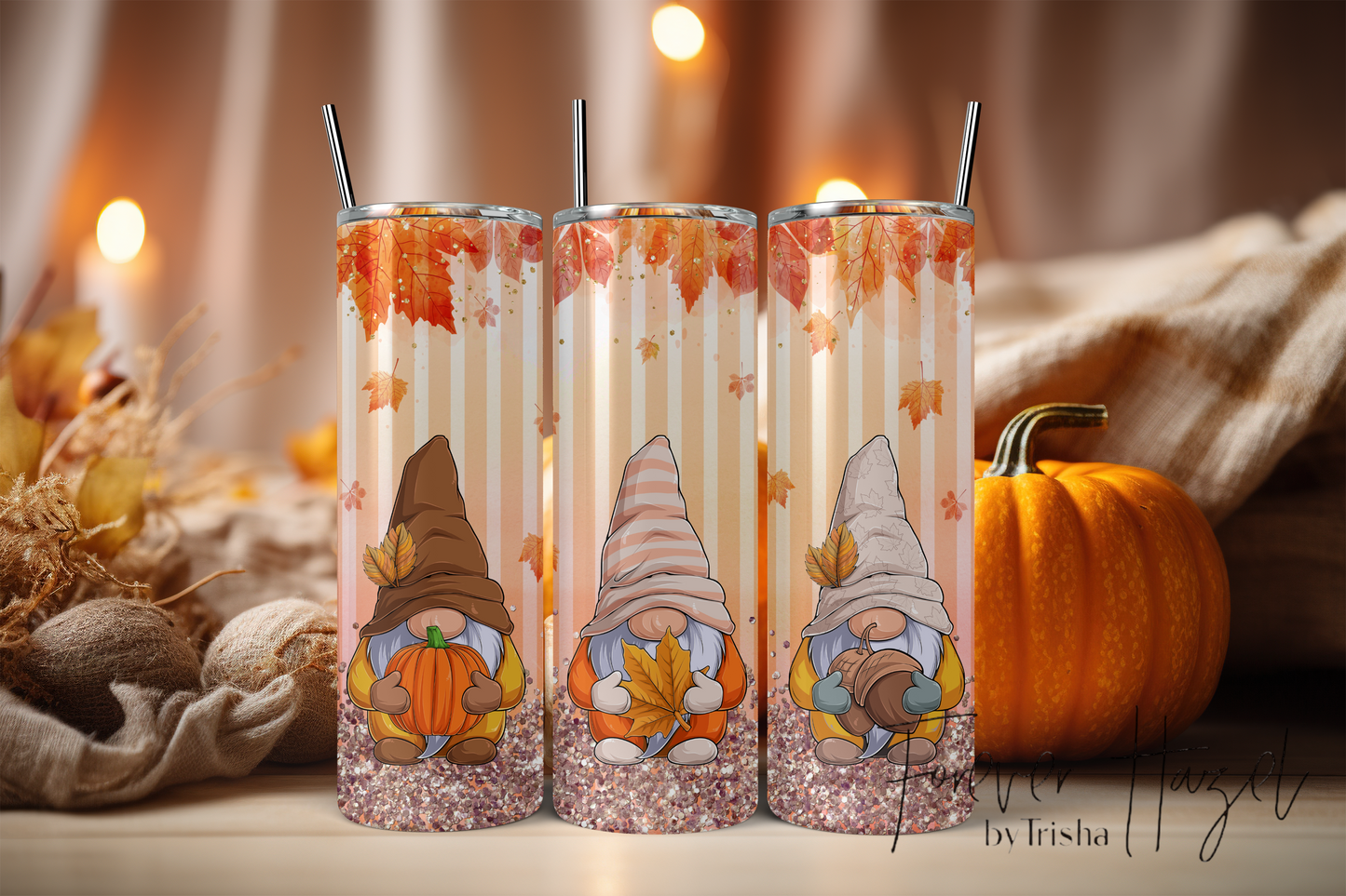 Autumn Gnomes Tumbler