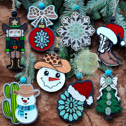 Western Christmas Freshies: Holiday Aroma Bead Air Freshener