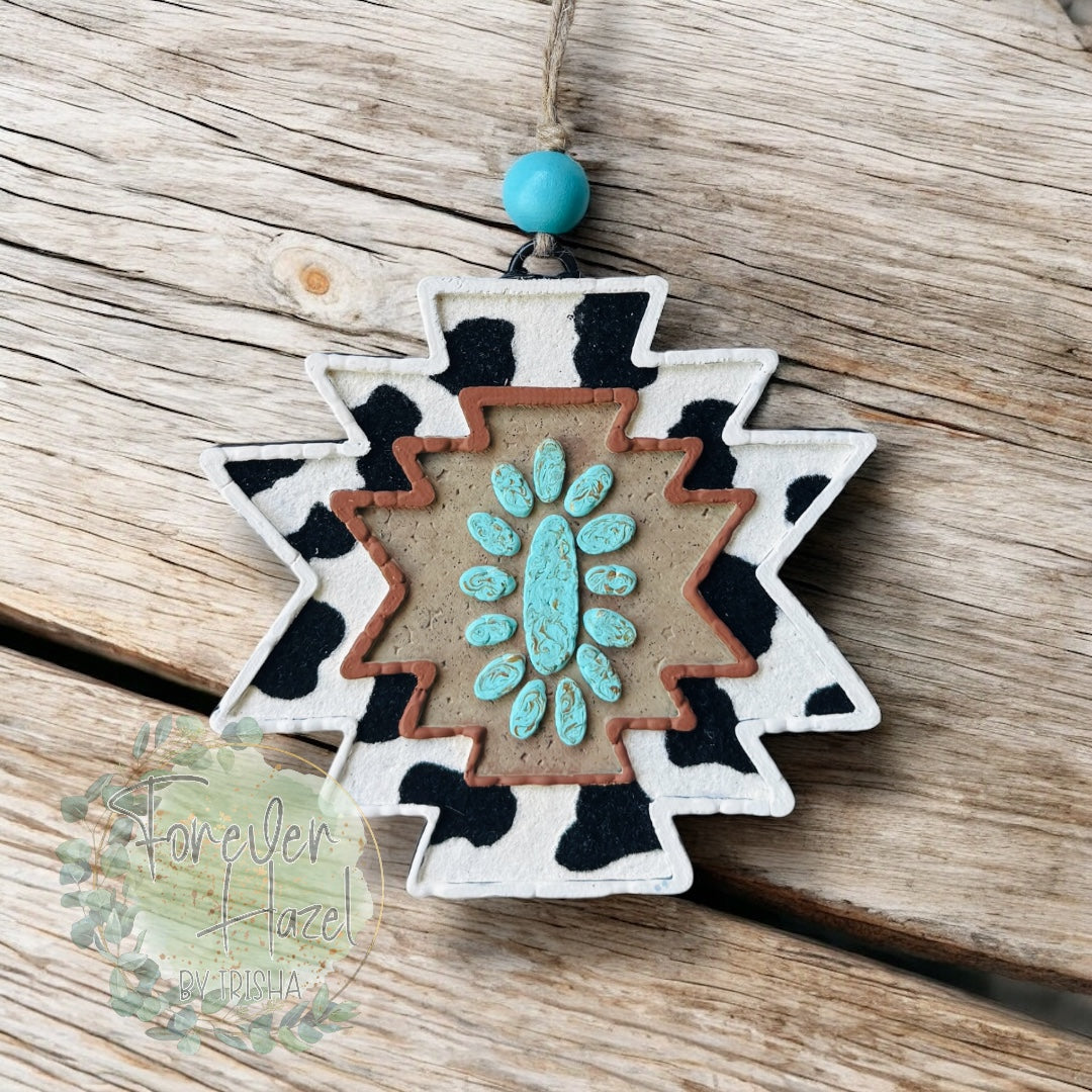 Western Rustic Car Freshie: Western Aroma Bead Air Fresheners