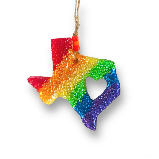Rainbow Texas Pride Freshie