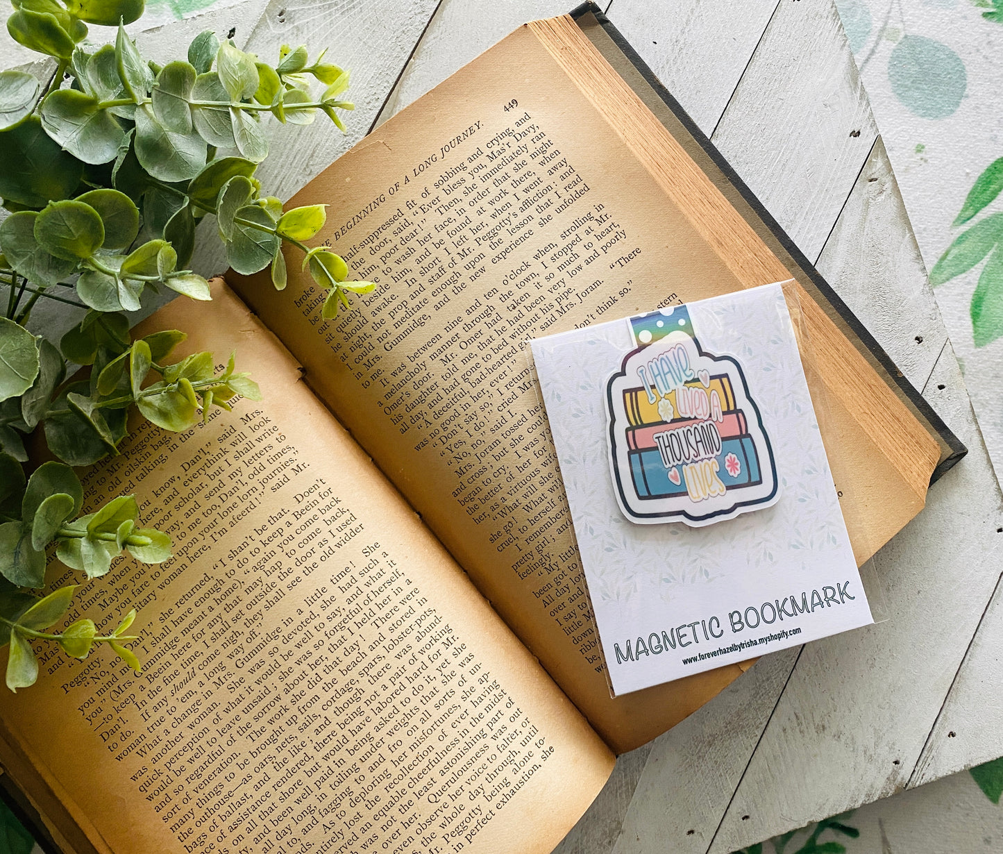 I Have Lived A Thousand Lives Magnetic Bookmark