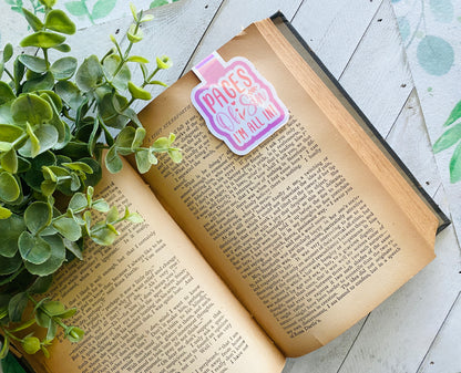 Pages Of Sin, I'm All In Magnetic Bookmark