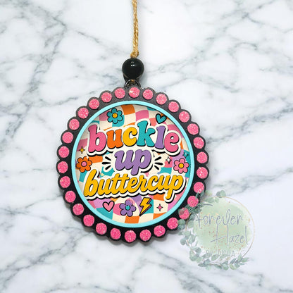 Buckle Up Buttercup Freshie: Aroma Bead Air Freshener