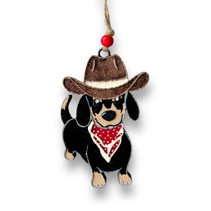 Dachshund Cowboy Freshie