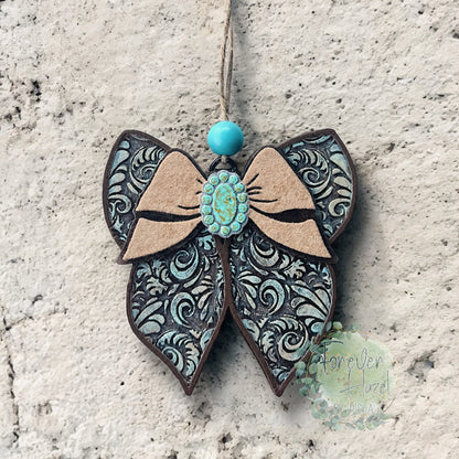 Tooled Leather Look Freshies: Western Aroma Bead Air Fresheners